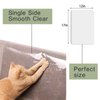 YODEWA Cat Scratch Furniture Protector No Pins Single Side Smooth Clear Anti Cat Scratching Furniture Couch Protector from Cat Claws for Faux Leather Couch/Microfiber/Velvet Sofa -10 Sheets 17"x12"