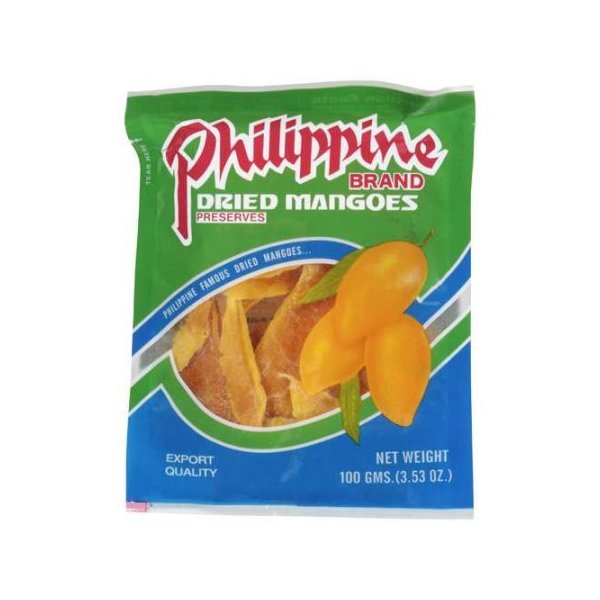 Philippine Brand Dried Mangoes, 3.53-Ounce Bags (3 Packs)