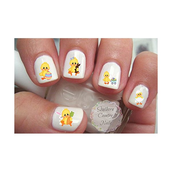 30 Nail Decals Spring Easter Tweet Nail Art Decals