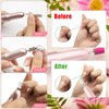 Sanding Band Nail Drill Bit,60Pcs Sanding Bands for Nail Drill Bits,Nail Drill Sanding Bands Small Mandrel 3.1mm Mandrel Bit for Electric Nail Drill,Nail Accessories Tool #80#120#180#240