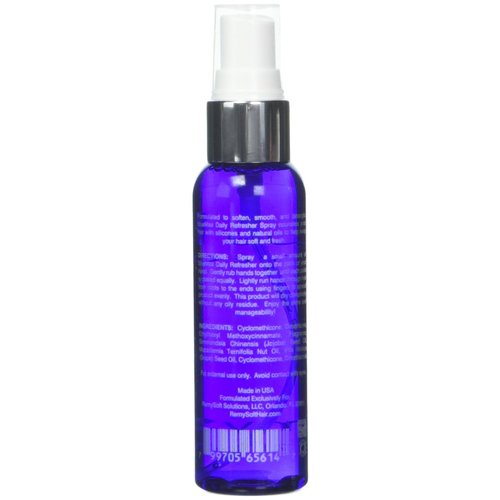 RemySoft blueMax Daily Refresher - Safe for Hair Extensions, Weaves and Wigs - Salon Formula Leave-in Conditioner - SCENTED