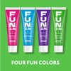 Fun In by Sun In, Temporary Hair Color Brush In System, Green - 1 oz