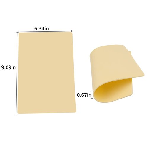 Fake Tattoo Skin - 10Pcs Blank Tattoo Practice Skin (6X8X0.4Inches),  Double-sided Use of Practice Skin,Practice Facial Skin for Tattoo, Practice Skin Kit for Beginners and Tattoo Artists