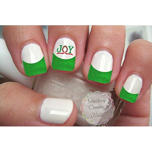 Christmas French Tips and Nail Art Decals Set 7