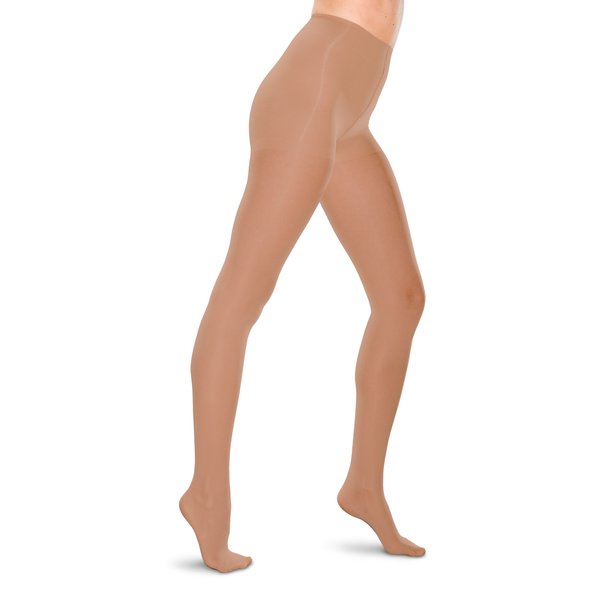 TherafirmLIGHT Women's Support Pantyhose - 10-15mmHg Compression Stockings (Bronze, XL)