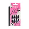 KISS Gel Fantasy Sculpted Halloween Press-On Nails, Purple, Medium, Almond, 31 Ct.