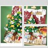 YILETKC Mini Building Christmas Tree 3D Painting Block Set, 667PCS DIY Creative Stereograph Building Model Kit, MOC Construction Toy, Not Compatible with Maior Brands Building Bricks