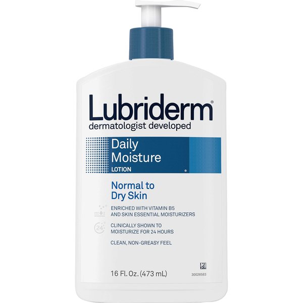 Johnson & Johnson 48305 Daily Moisture Lotion, Hydrating, 16 fl. oz, White
