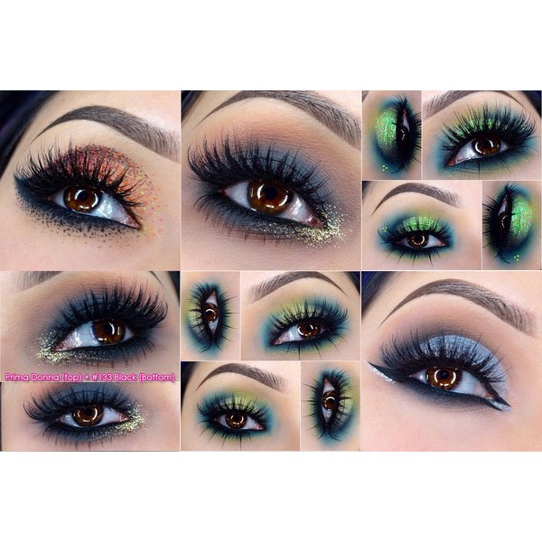 Elegant Lashes "Prima Donna" Premium 3D Lashes | Thick Black Double-Layer Multi-Dimensional Cruelty-Free False Eyelashes