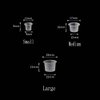 Tattoo Ink Caps - 100Pcs Medium Disposable Plastic Pigment Tattoo Ink Caps Cups for Tattoo Ink, Tattoo Supplies (Medium.13mm—100PCS)…