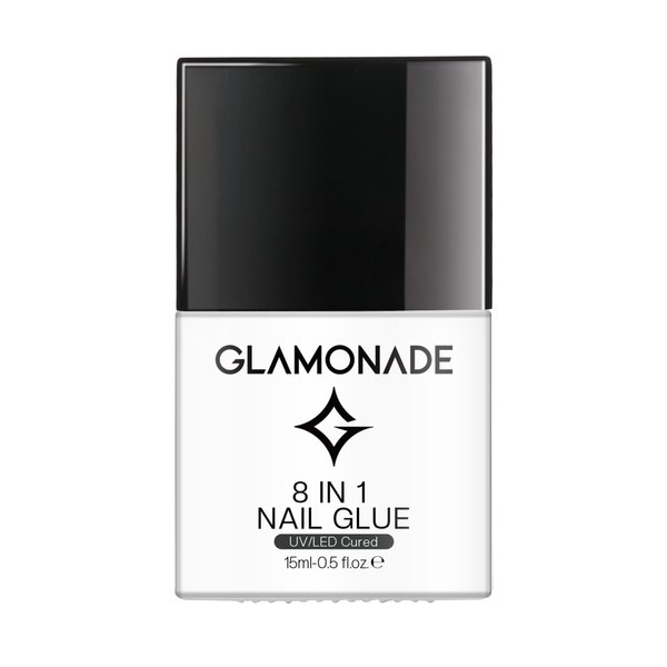 Nail Gel for False Nail Tips 8-IN-1 0.5 Fl Oz Nail Art Long Lasting and Easy to Use