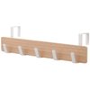 Yamazaki Home Ply Over The Door Hooks - Hanging Coat Rack, Beige, Small