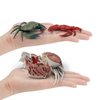 Ocean Sea Marine Animal Model Figures 8 PCS Realistic Crab Figurines Party Favors Supplies Cake Toppers Set Toys for Boys Girls Kid Toddlers