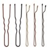 Okuna Outpost 360 Pack 2 Inch Hair Pins with Clear Holder, Bulk Set of Bobby Pins in 2 Styles and 4 Colors