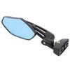 NewYall Set of 2 Right and Left Black Racing Rear view Mirror