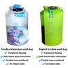 Scrubba Waterclear Wash & Dry Kit – Portable Hand Washing System – Lightweight for Travel, Camping & Hotels – Includes Quick-Dry Towel, Clothesline & Hangers – Eco-Friendly Travel Laundry Essentials