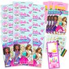 Bendon Publishing Set of 15 Kids Play Packs Bundle ~ Fun Party Favors Coloring Book Crayons Stickers (Barbie)