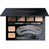 Aesthetica Brow Contour Kit 16-Piece Eyebrow Makeup Palette Set 6 Eyebrow Powders, 5 Eyebrow Stencils, Spoolie/Brush Duo, Tweezers, Eye Brow Wax, Highlighter - Unique Gifts For Women For Her Birthday