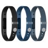 Greeninsync Bands for Fit Bit Flex 2, Replacement for Fitbit Flex 2 Adjustable Sports Fitness Replacement Wristband Strap W/Metal Clasp and Fastener for Fitbit Flex 2 Smart Watch Small (3Pack)