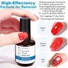 LOUINSTIC Gel Nail Remover - Quick Gel Nail Polish Remover, 3-5 Minutes Gel Remover for Nails removedor de gel