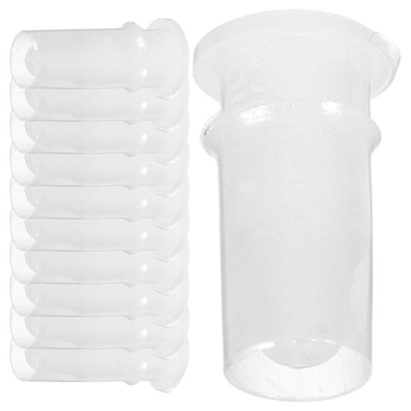 balacoo 200 Pcs Baby Stuffed Animals Whistle Noise Maker Repair Replacement Dog Squeak Toy Puppy Chew Bb Toy Squeaker Baby Chew Toy Dog Toy Rattle Squeaker Plush Filling Toddler Ring White