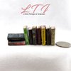 9 Pcs Miniature Books Dollhouse Accessories Popular Boy Wizard Magic School of Witchcraft And Wizardry Textbooks Prop Books Miniature Dollhouse 1:12 Scale Faux Books By Little Things of Interest