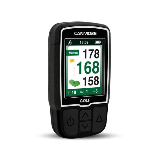 CANMORE HG200 Golf GPS - Water Resistant Full Color 2-Inch Display with 41,000+ Essential Golf Course Data and Score Sheet - Free Courses Worldwide and Growing (Black)