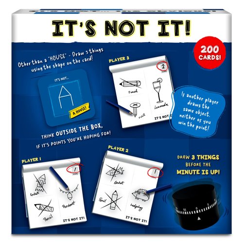 Skillmatics It’s Not It, Fast-paced Drawing Game, Family & Party Game, Fun Card & Board Game, Gifts for Kids, Teens, Adults Ages 7, 8, 9, 10 & Up