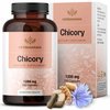 HERBAMAMA Chicory Inulin Capsules - 1200 mg Chicory Root for Digestive Health - Inulin Prebiotic Fiber Gut Cleanse Supplement - Vegan, Non-GMO - 250 Caps