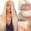 AHPAHP 613 13x6 Lace Front Wig Human Hair Straight Blonde Lace Front Wigs Human Hair 613 HD Lace Frontal Wig Blonde Wig Human Hair 200% Density 26inch