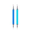 1Pcs Stainless Steel Pimples Blackhead Pins with Double Hidden Needle Steel Ring Squeeze Comedone Extractor Tool For Zit White head Color Random