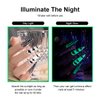 RARJSM Glow in the Dark Gel Nail Polish White Glow in Dark Effect Gel Polish Luminous Gel Nail Polish Soak off U V/LED Cured Required Nail Art Manicure 1PCS 15ml for Salon DIY at Home for Women Girls