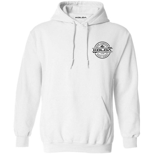 Koloa Surf Thruster Surfboard Logo Hoodie-Hooded Sweatshirt-4XL-White/b