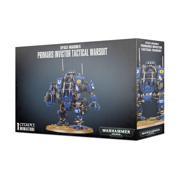 Games Workshop Warhammer 40k - Space Marine Primaris Invictor Tactical Warsuit 48-98 Black
