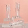 COSIDEA 10PCS Empty Round All clear Lip Gloss Tubes mini 3ml 0.1OZ lipgloss Tube with Wand Applicator for Lip oil tint bottles container