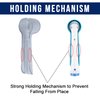 ibrush Colorful Toothbrush Replacement Head Protecting Cover Compatible with Oral-B Electric Toothbrush Cover Cap (4 PCS)