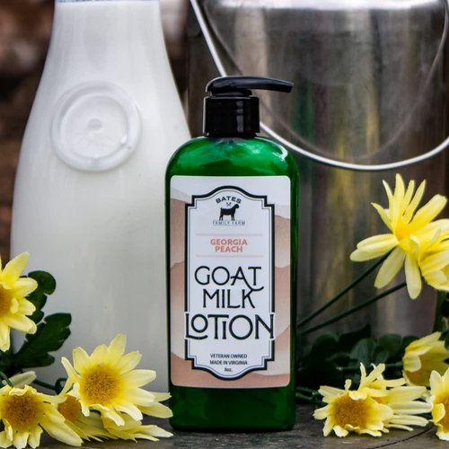 Bates Family Farm Goat Milk and Shea Butter Lotion 8 Oz (Georgia Peach)