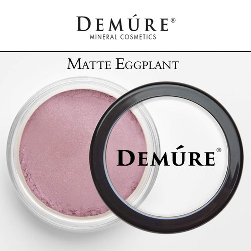 Demure Mineral Make Up (Eggplant) Eye Shadow, Matte Eyeshadow, Loose Powder, Eye Makeup, Professional Makeup