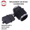 Air Cleaner Intake Hose Replaces 16576-1AA1A 16576-1AA0A Fits Nissan Murano 2009-2013 and Quest 2011-2017 Fresh Air Duct Tube Hoses 165761AA1A 165761AA0A 696-039