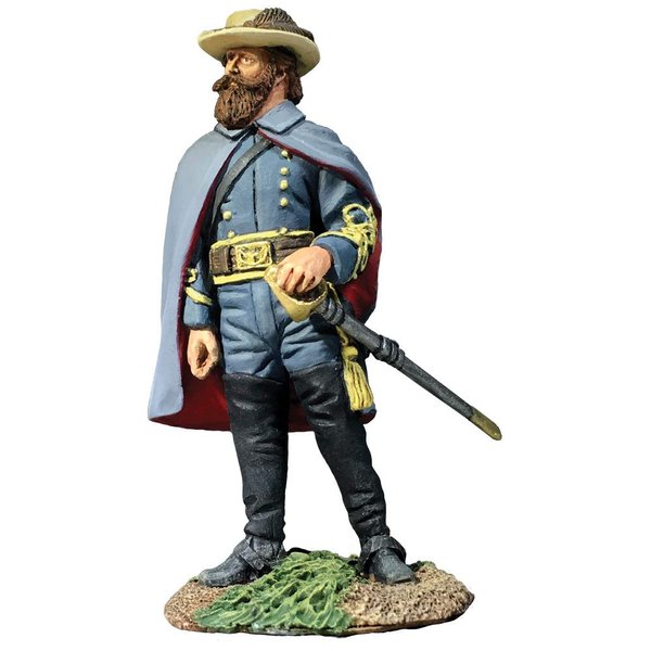 W. Britain's American Civil War 31301 General J.E.B. Stuart 1:30 Scale Pewter