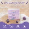 ExSoullent Lavender Yoni Soap Bar - 6 OZ Handmade & Natural PH Balanced Soap for Women, Hydrating Cleanse without Sulfates or Parabens (170 g)