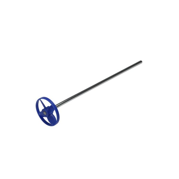 Warner Manufacturing Warner Tool 447 1 Gallon 2" Plastic Paint Mixer, 9" Long Round Metal Shaft, Fits 3/8" Drill, Multicolor
