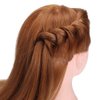 2Pcs/set Women Hair Braiding Tool Hair Twist Styling Clip Braider Roller Bun Maker DIY Hair Band Accessories Black