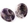 Artistone 2" Amethyst Worry Stone Carved Polished Healing Crystals Pocket Palm Stones for Anxiety Chakra Reiki Balancing Meditation