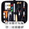 PAXCOO Jewelry Making Supplies Kit with Jewelry Tools, Jewelry Wires and Jewelry Findings for Jewelry Repair and Beading