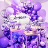 PartyWoo Lavender Balloons, 120 pcs 5 Inch Light Purple Balloons, Purple Balloons for Balloon Garland or Balloon Arch as Party Decorations, Wedding Decorations, Baby Shower Decorations, Purple-Y15