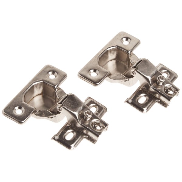Franklin Brass H811SMV-NP-C 35mm 5/8-Inch Euro 100Deg Face Frame Cabinet Hinge, Pair Package, Packaging May Vary