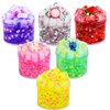 6 Pack,Fun Slime Crystal Clear Slime Kit,Super Soft and Non-Sticky, DIY Crunchy Slime Toy for Kids, Boba Slime Party Favors for Girls Boys, Stress Relief Toys