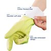 LANON wahoo Skin-Friendly Cleaning Gloves, Dishwashing Kitchen Gloves with Cotton Flocked Liner, Reusable, Non-Slip, Bud Tender, Medium