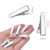 100pcs Alligator Duckbill Hair Clips Metal Single Prong Hair Clip Hairpins Teeth Bows Professional Sectioning Clips DIY Hair Accessories for Women Girls Salon Styling, Silver